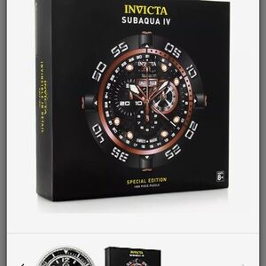 Invicta Black and Silver Watch Face Puzzle